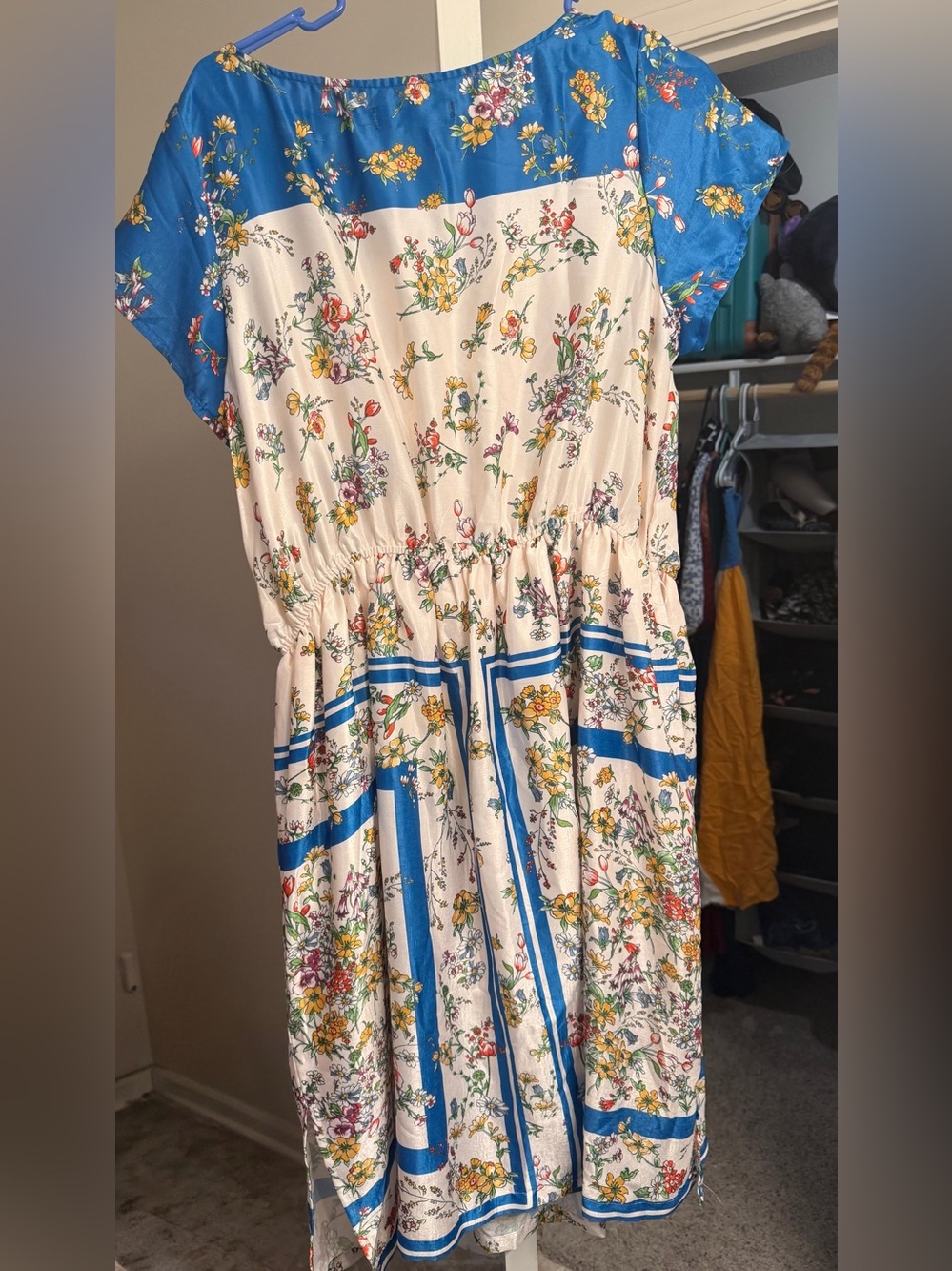 ModCloth Sunlit Reverie Silk Scarf Style Dress (SASH NOT INCLUDED) - Picture 4 of 5